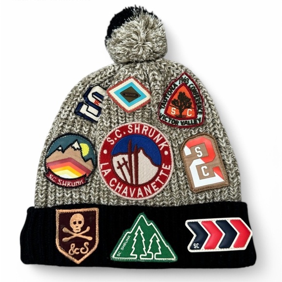 Scotch & Soda Knit Badge Winter Hat, Size S - Picture 1 of 5